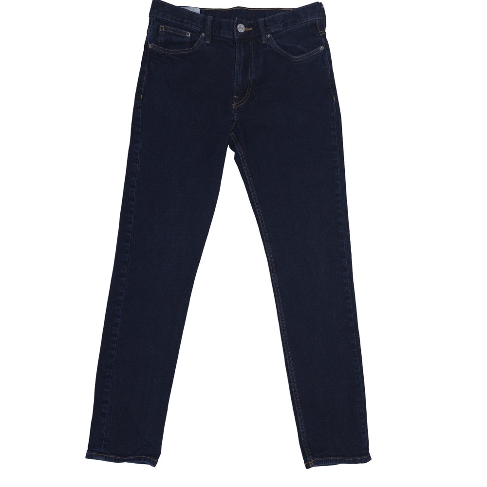 Coupe Etroite Denim Slim Jeans 30/32 Mens Coupe Etroite Dark Indigo Blue